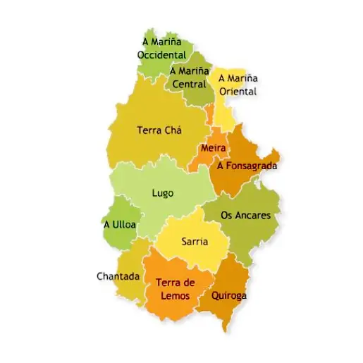 Mapa de Lugo